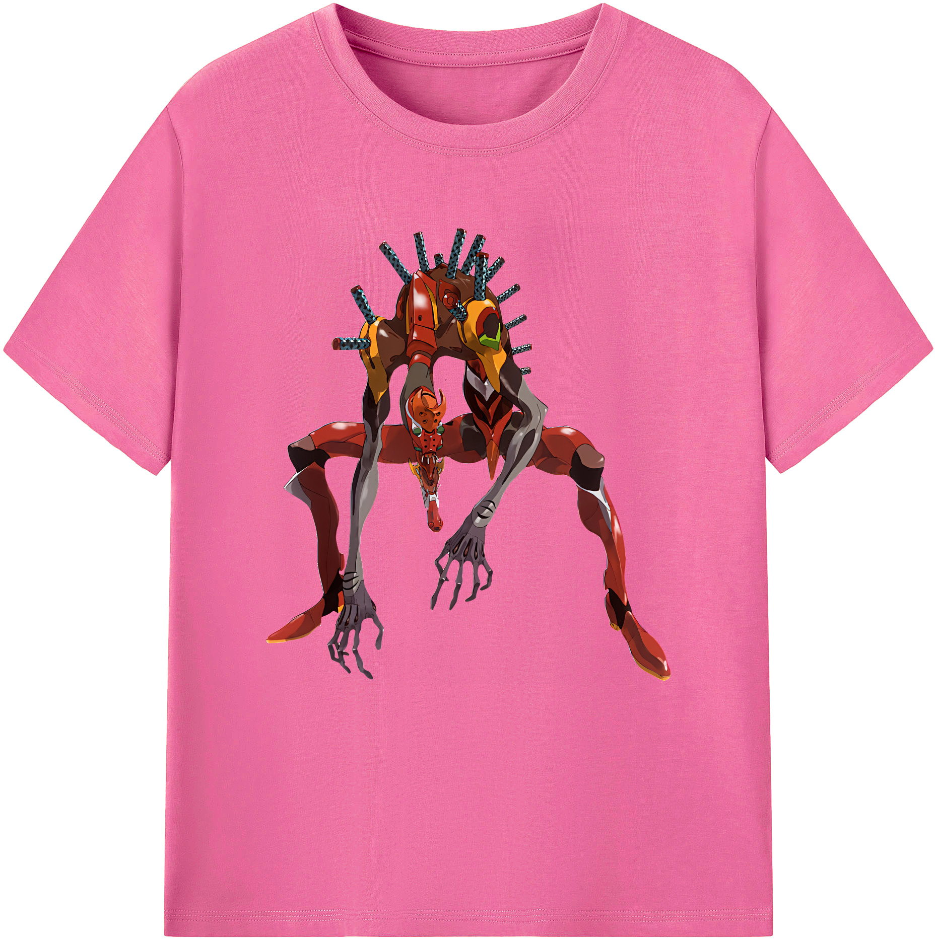 （画像用） EVA 新世紀エヴァンゲリオン レディースカジュアルプリントTシャツ（綿100％）